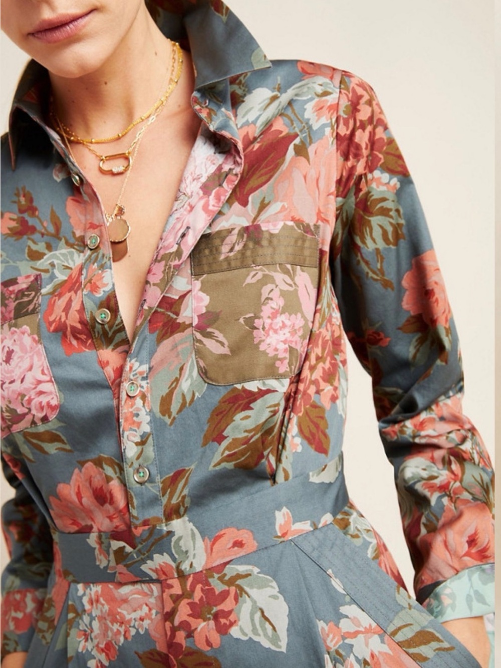 Anthropologie Fiona Utility Jumpsuit Size 14